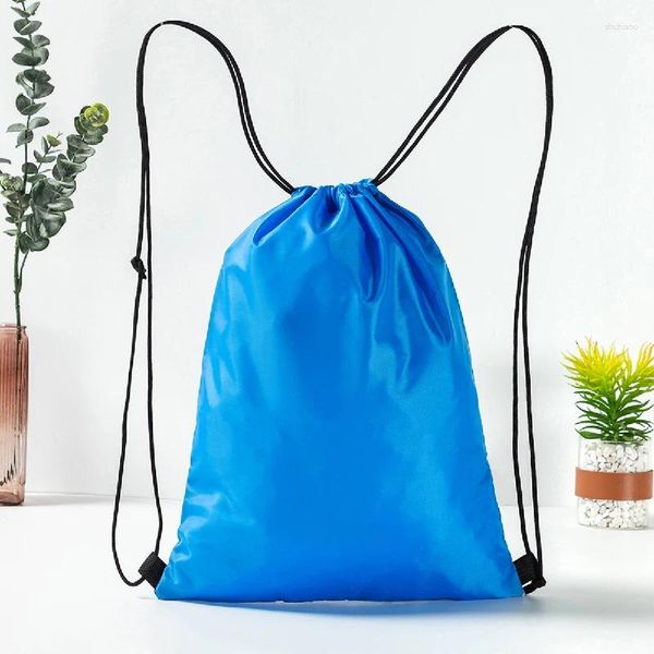 Einkaufstaschen Oxford Gurt Tasche 42 cm Sports Kordeltrackpack Kinder im Freien für Bergstasche Schwimmen Fitness
