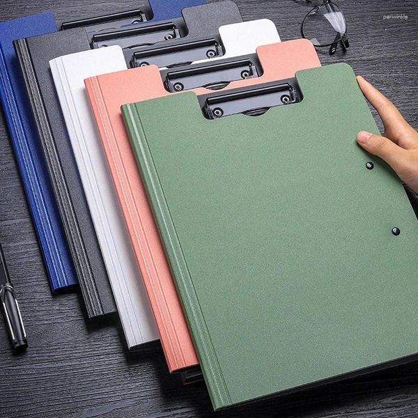 Borse di archiviazione A4 File cartella Appunti di applicazione Writing Pad Clip Board Double Clips Organizer Office Office all'ingrosso stazionario scrivania