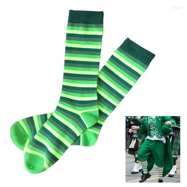 Frauen Socken lustige Neuheit Green Shamrock Knöchel Patricks Tag Soft Kalb Bootie für Männer