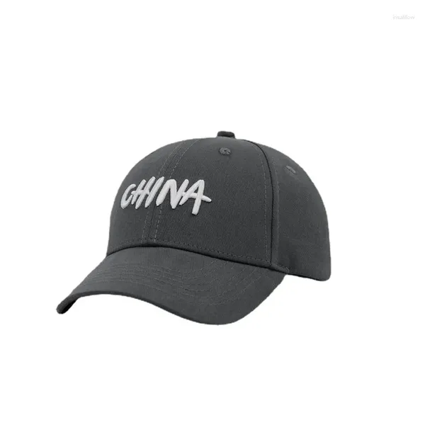 Ball Caps 2024 Cap da baseball China-Chic Men Hard Top Big Head Hat Women di grande dimensione 58-62 cm