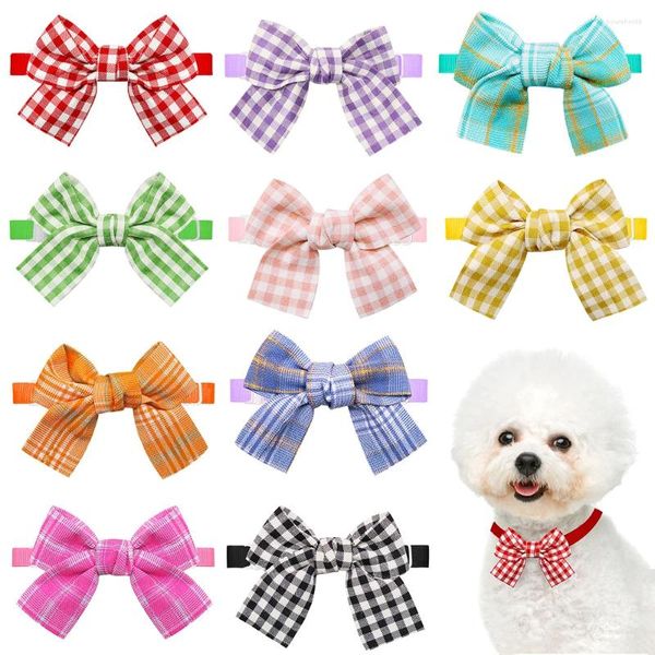 Köpek giyim 60/80pcs Ücretli Stil Pet Pet Bow Tie Bowties Dekorasyon Köpekleri Kravatlar Küçük yaka aksesuarları için evcil hayvan malzemeleri