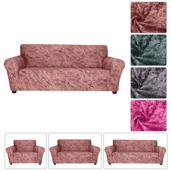 Stuhlabdeckungen 1 Stück elastischer Sofa -Abdeckung Spandex Moderne Polyester -Ecke Couch Slipcover Protector Wohnzimmer 1/2/3 Sitzer