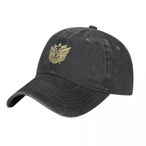 Ball Caps Favonius Gold Logo Şövalyeleri - Genshin Etki Kovboy Şapka Beyzbol Kapağı Noel Rugby Sun Girl Hats Erkekler