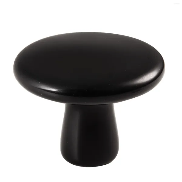 Caschetti di gioielli Naturale Obsidian Mushroom Cabinetti a forma di tiro a tratto di ganci per ganci per cassetti per il guardaroba della cucina Casa