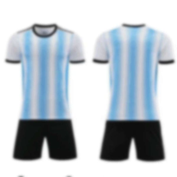 Set di calcio/turisti da tracce da uomo trackuit Light Plate Argentina Team Jersey Jersey Adult