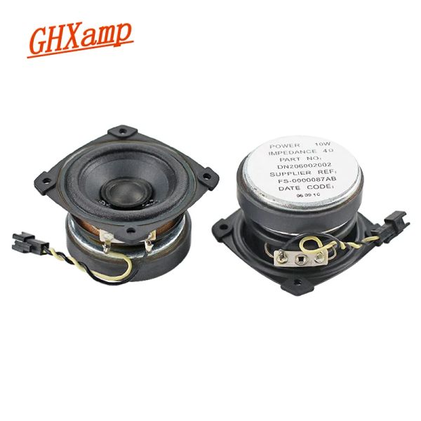 Alto -falantes 2,5 polegadas de alcance completo pano de óleo 4OHM 10W HiFi Satellite LoudSpeakers Upgrade para DIY Making Maze Speaker 1 Pares