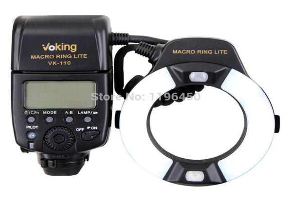 TTL Makro Yüzük Flaş VK110C Canon 1100D 700D 650D 600D 550D 500D 450D 7D 6D 5D Mark III T5i T4I T3I DSLR Kameralar4420706