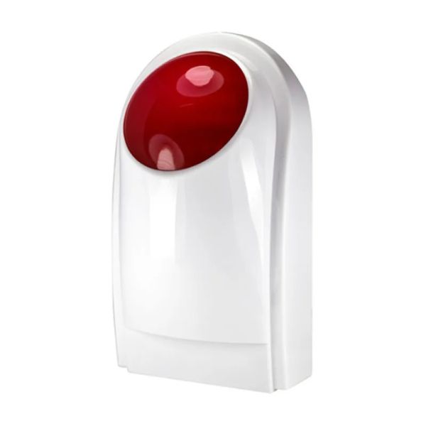 Siren Mini Alarm Boynuzu Strob Sensörü 433MHz Kablosuz Flaş GSM için Standart Otel Ev Güvenlik Alarm Paneli Sistemi