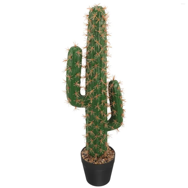 Fiori decorativi cactus artificiale pianta succulenta finta cactus falsa con simulazione in pentola grande