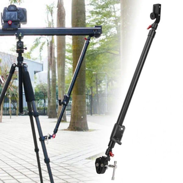 Monopods Tripod Stand Hastes Fotografia Alumínio portátil portátil Câmera de vídeo Suporte de tripé Hastes para Slider Dolly Rail