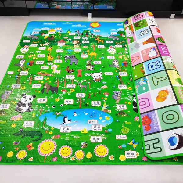 Foam Baby Spiele Matten Spielzeug für Kinder Mat Kids Teppich Playmat entwickeln Matten Gummi -Rätsel -Rätsel Schaume Spiel Kinderzimmer Drop 240322