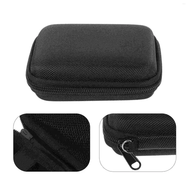 Borse di stoccaggio Portable Earphone Borse Data Cable Case Zipper per viaggi