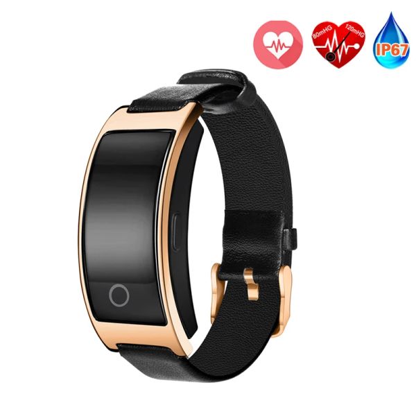 Armbänder CK11s Smart Band Blutdruck Herzfrequenz -Monitor Handgelenk Watch intelligentes Armband Fitness Armband Tracker Schrittzähler Armband Armband