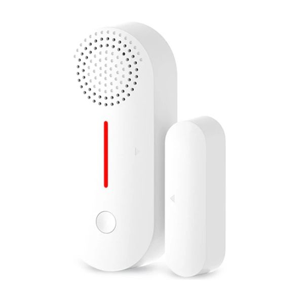 Detector Wi -Fi Porta Magnetic Alarm Tuya Smart Alarm FORDO E Janela Alarmes Remoto Home Som de Isolamento e Sensor de Luz