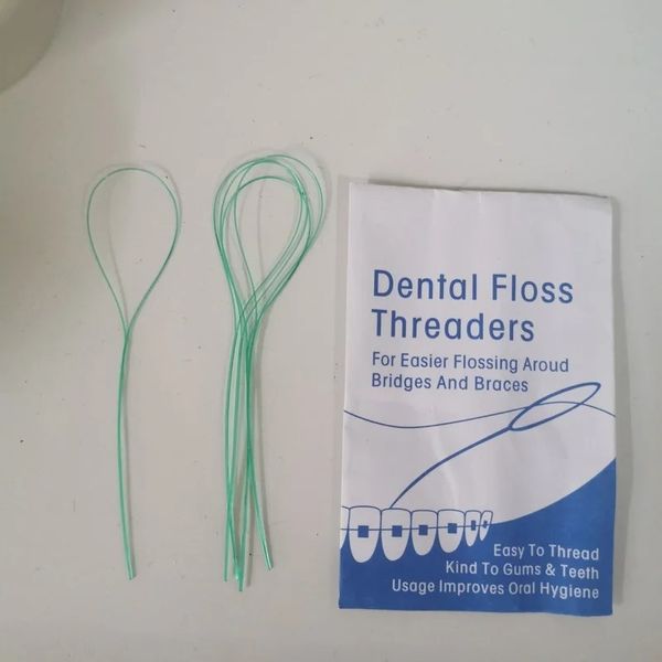 10pc dental gingival di retrazione di retrazione a filo interdentale di ritrattatura di retrazione utensile in acciaio inossidabile filo di cotone a maglia