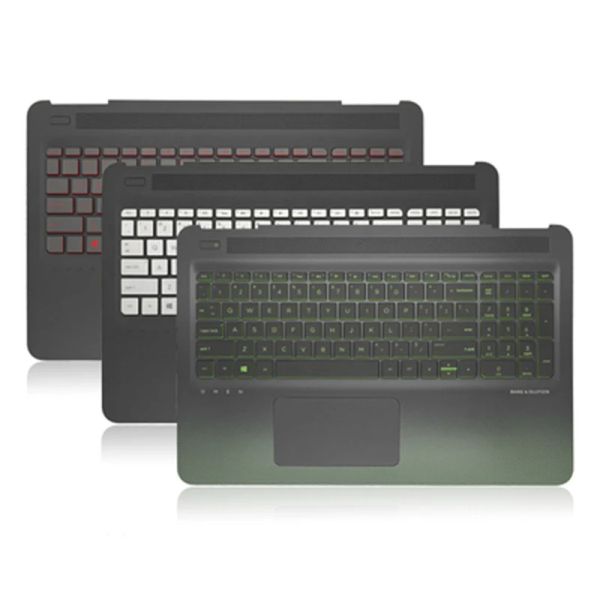 Casi nuovi per HP OMEN 15AX 15DP 15bc TPNQ173 G35 Palmrest Coperchio superiore superiore con tastiera retroilluminata touchpad 859735001