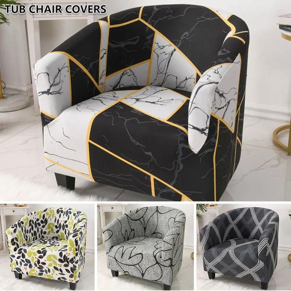Chaves de cadeira Sofá elástico para sala de estar Poltrona Tubrafista de capa lavável Couch Protector Coffee Bar El Decor
