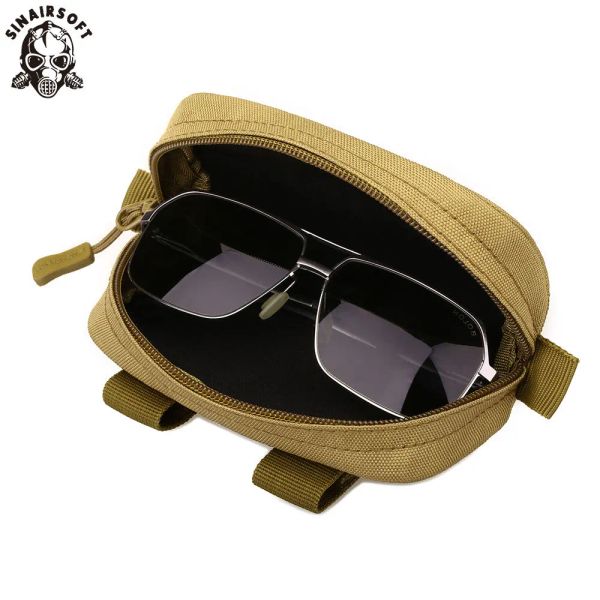 Eyewears Outdoor Tactical con il sistema Molle camuffamento camuffato impermeabile in bicicletta occhiali occhiali da sole scatole box borse cassetta