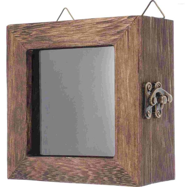 Frames Vintage Probe Box Insektenausstellung Fels Glasrahmen für gepresste Blüten Doppelbilddekor trocken