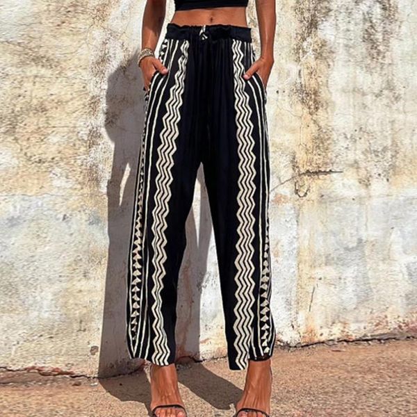 Pantaloni da donna per donne Trendy Summer Tops Long Alest Student Student Oversize Oversize Pantaloni