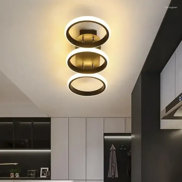 Luzes de teto Lustres de LED modernos para corredor quarto da sala de jantar Decoração de casa Decoração de casa Interior Lustres Lustres