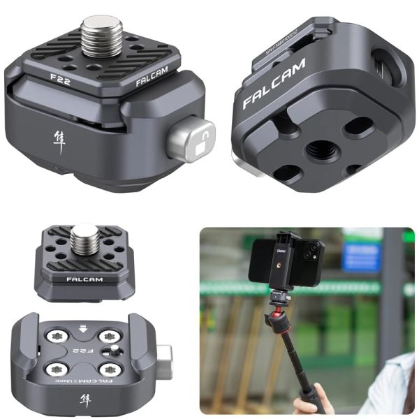 Monopods Ulanzi Falcam F22 Schnellfreisetzungssystem für DSLR -Kamera Stabilisator Stativ Slider Universal Arca Swiss Mount Adapter