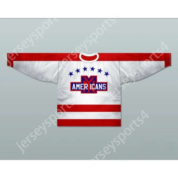 GDSIR Custom York Americans 1935-38 Hockey Jersey New Top ED S-M-L-XL-XXL-3XL-4XL-5XL-6XL