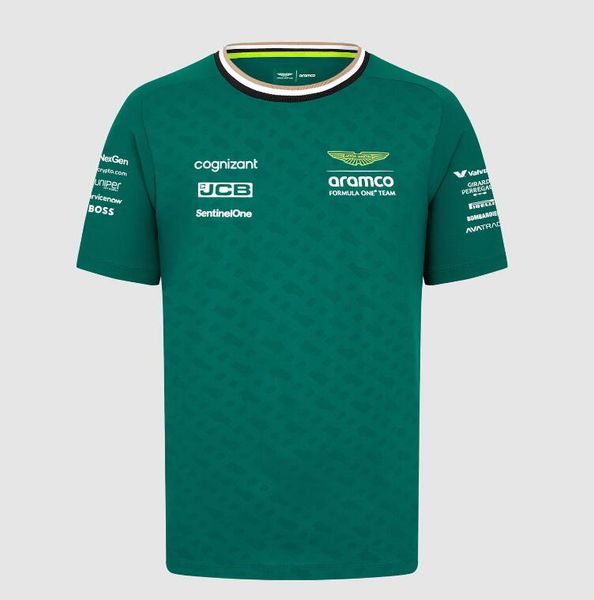 Aston Martin Aramco Cognizant F1 2023 24 25 Fernando Alonso Team Driver ufficiale T-shirt 14 Alonso 18 passeggiata