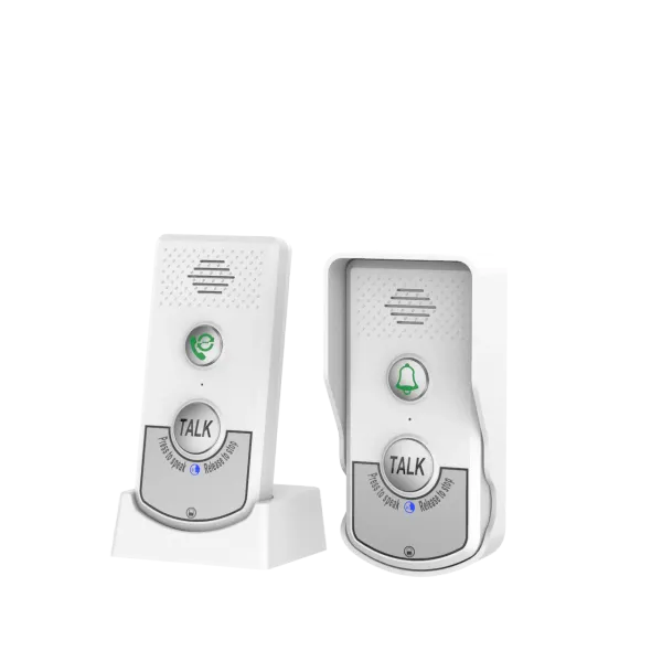 Portali a 2,4 GHz Wireless Audio Intercom Porta della porta del telefono a due vocali H8 VOCE Senderreciever Walkietalkie Dooring