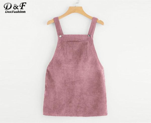 DOTFASHION CIBIN TAB ASSOGGIO Short Abito corto 2019 Pink Pinafore Abito a sfiollo abito senza maniche Female Y190509051868908