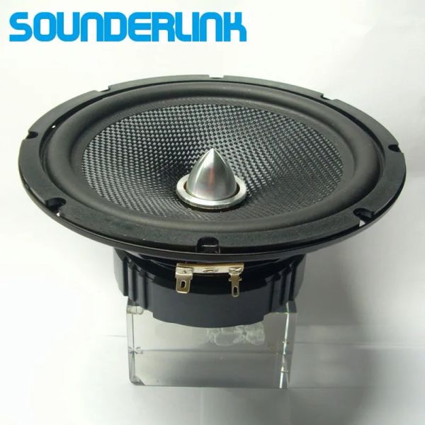 Lautsprecher SounderLink 6,5 Zoll HiFi Full Range Lautsprecher Aluminium Bullet Arrow Hochtöner Einheit Sets Kapton -Kegel