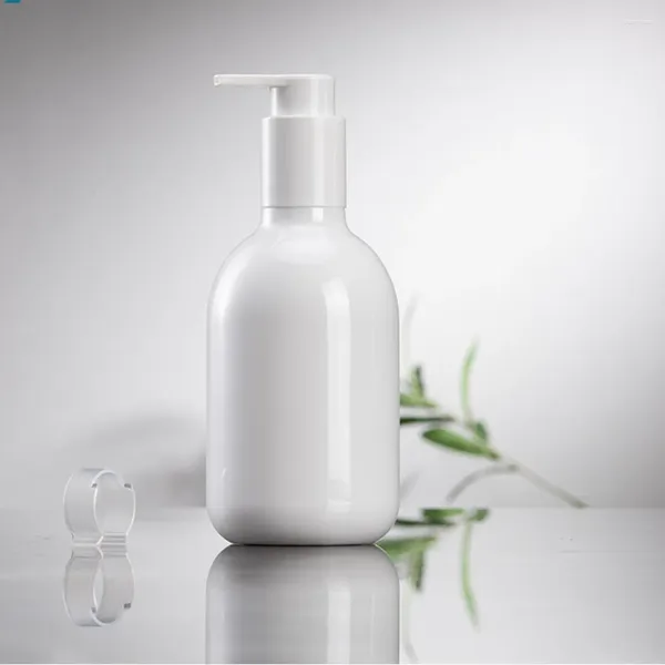 Flüssige Seifenspender 250 ml weiße Hand und Schüssel mit Pumpenflasche für Bauernhaus Küchentheke Badezimmer Dekor Organisation