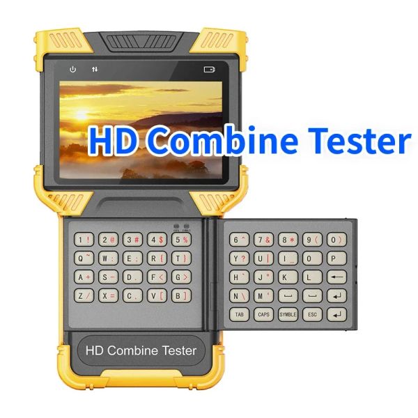 Anzeige 4 -Zoll -Testmonitor 4K H265 H264 IP -Kamera -Tester CCTV Tester Monitor PTZ -Controller TDR RJ45 Kabeltest HD Combine Tester