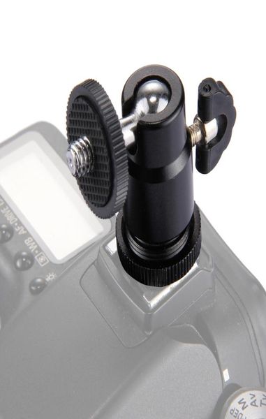 Puluz 1pc Ball Head para câmera Tripé LED Light Flash Tripé Suporte Montante Mount 14 Adaptador de sapatos Berço para DSLR DV5637104