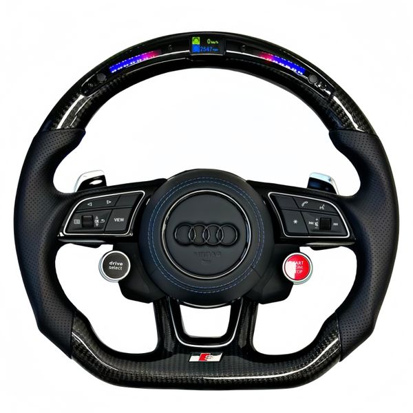 Accessori interni personalizzati Audi Fibra di carbonio Filare con LED adatto per Audi R8 / TT / TTS / TTRS