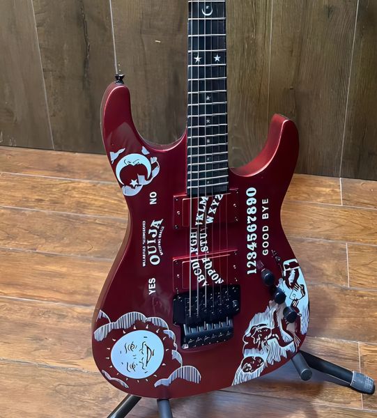 Melhor guitarra elétrica de alta qualidade, brandboard de pau -rosa, correio de encomendas, disponível no local