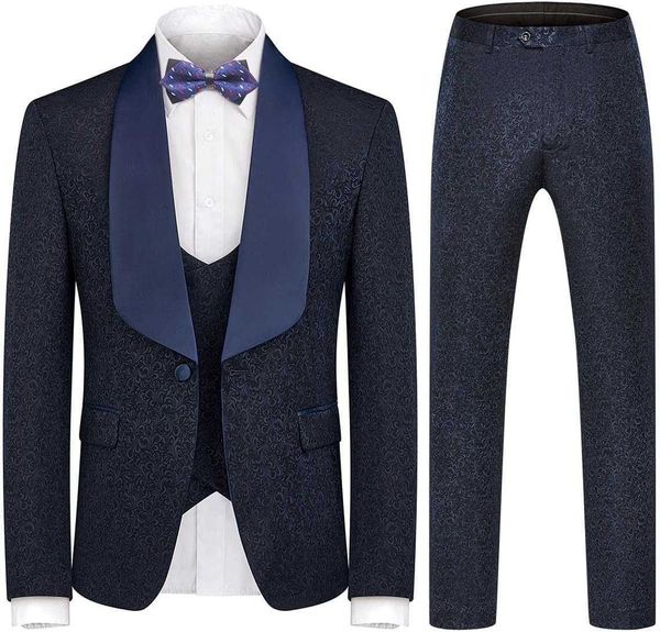 Tuxedo kleider mens anpassen schlank sitzend dreiteil