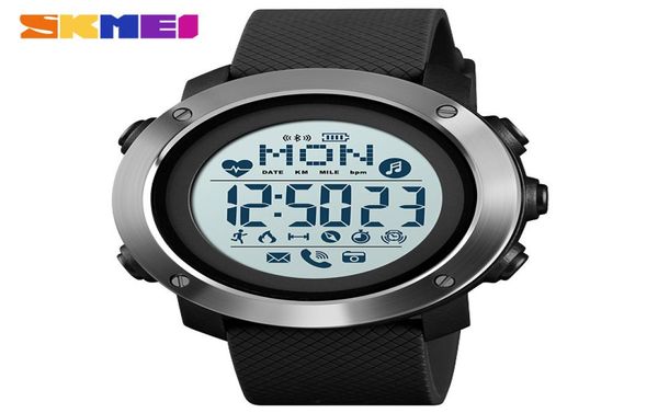 Männer Digital Sport Kalorien Uhren Thermometer Wettervorhersage LED Uhr Luxus -Schrittzähler Kompass Kilometermetronom Clock7572710