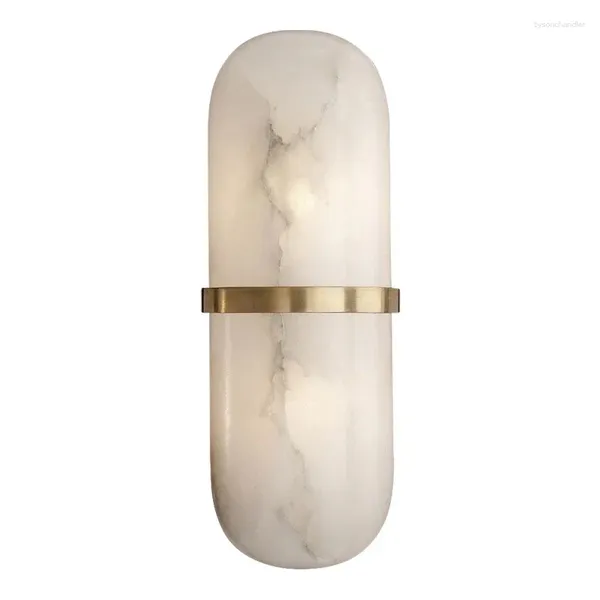 Lâmpadas de parede Modern Marble Home Light Lights Restaurant Sconce G9 220V Stairs Stairs Iluminária Montagem de superfície