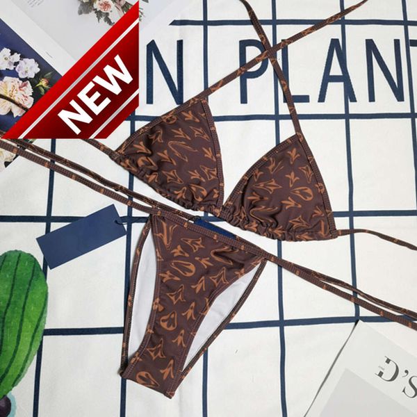 2024 neuer Modedesigner sexy Bikini Sets billig Ss Ss Luxury Verband Badeanzug sexy Set Frauen Crop Top