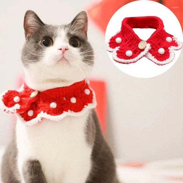 Accessori abbigliamento per cani da compagnia Cats Cats Collar Conigli Collari a maglia Ornamenti natalizi Caliva Asciugamano