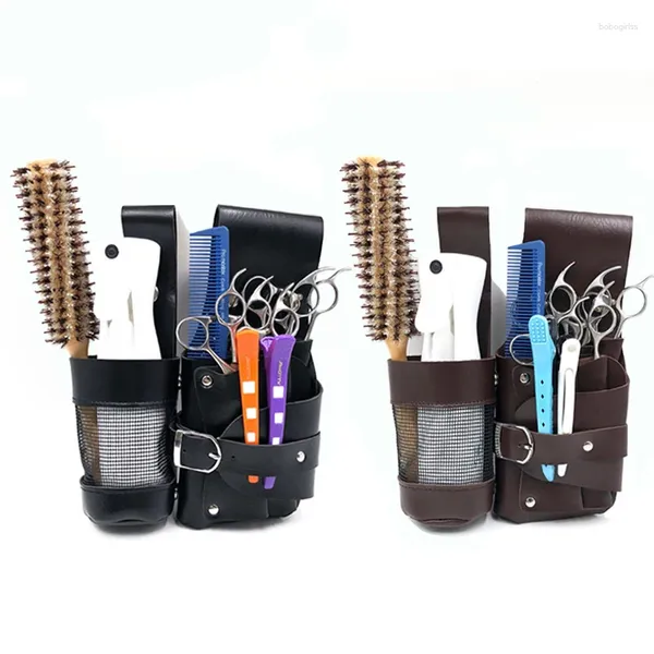 Aufbewahrungsbeutel Haarpflege Styling -Werkzeuge Taillenpackschere Kammbeutel Friseur Haarnadelflasche mit abnehmbarem Gürtel