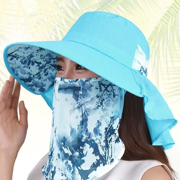 Cappelli larghi da donna Anti-UV Cappello Summer Fashi