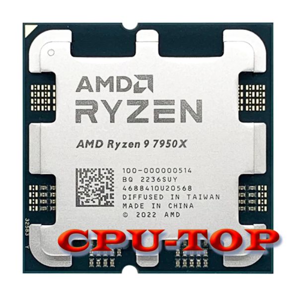 CPUS AMD RYZEN 9 7950X R9 7950X 16 CORE 32 ТЕПАСНЫЙ ПРОДУКТОЕ