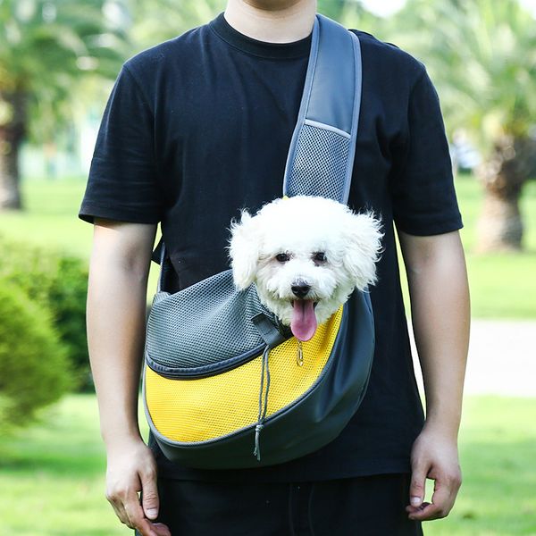 Trasportatore di cani comodo portatore di gatto spalla per pet mattre anteriore viaggi tote a spalla singola forniture per animali domestici per animali domestici accessori per cani