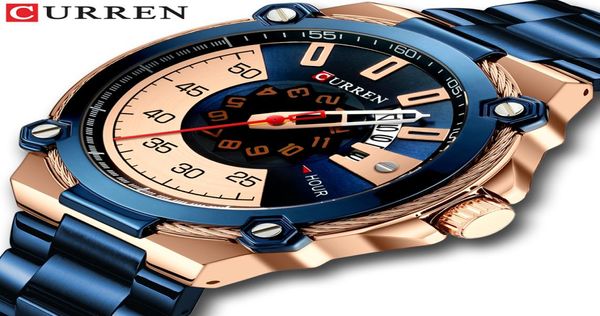 Curren Design Watches Men039s Orologio Orologio Quarzo Maschio Fashi