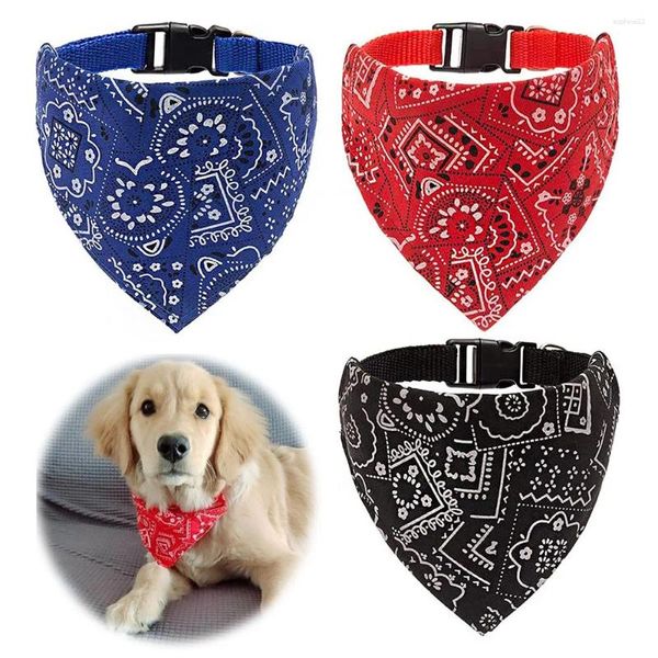 Köpek kıyafetleri evcil yaka kedi mendil faresi orta köpekler yavru önlükleri büyük aksesuarlar küçük giyinen bandana yakaları