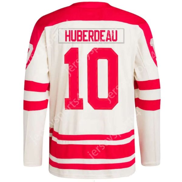 Maglie di hockey su ghiaccio Gdsir Calgary 10 Jonathan Huberdeau 91 Nazem Kadri 88 Mangiapane 28 Lindholm