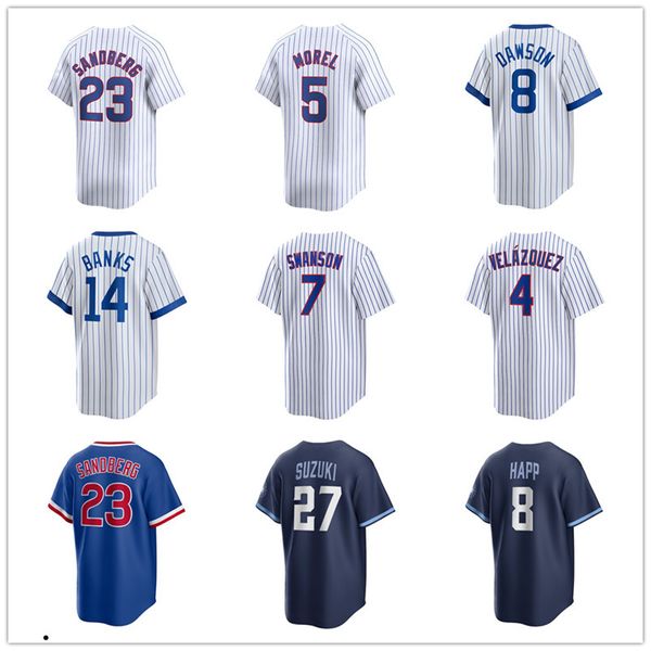 Maglie da baseball di Chicago Custom Cubs 41 Garrett Cooper 1 Nick Madrigal 20 miglia Mastrobuoni 24 Cody Bellinger 8 Ian Happ 40 Mike Tauchman