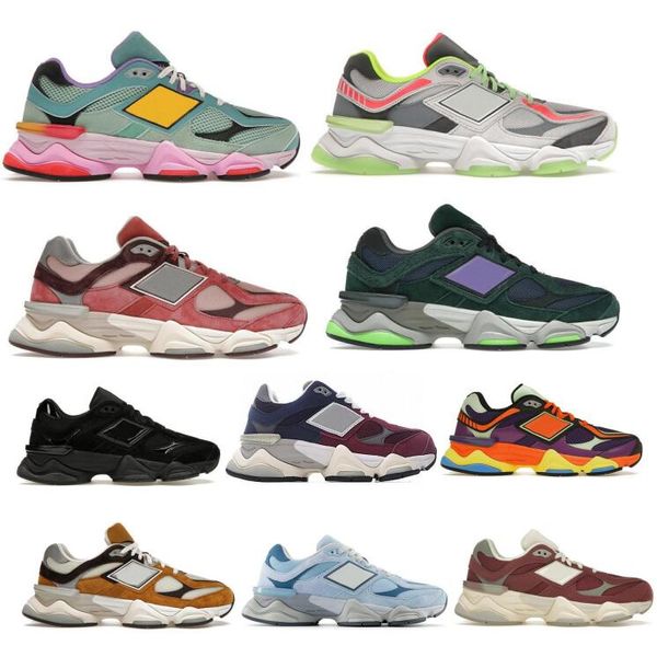 News 9060 9060S Running Shoes Sneakers Triple White Beige Rise Pink Moonrock Magnet Warped Multi Color 2024 Frauen Frauen Run Trainer Korb Größe 5.5 - 12